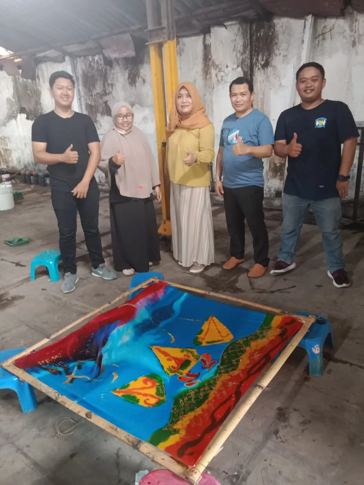 Pelatihan membatik mahasiswa UNIBA(10)
